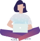 Illustration eines KI-Chatbots zur Kundeninteraktion